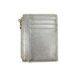 Tarjetero color plateado