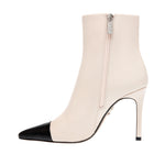 Botas de tacón Steinway para mujer color blanco