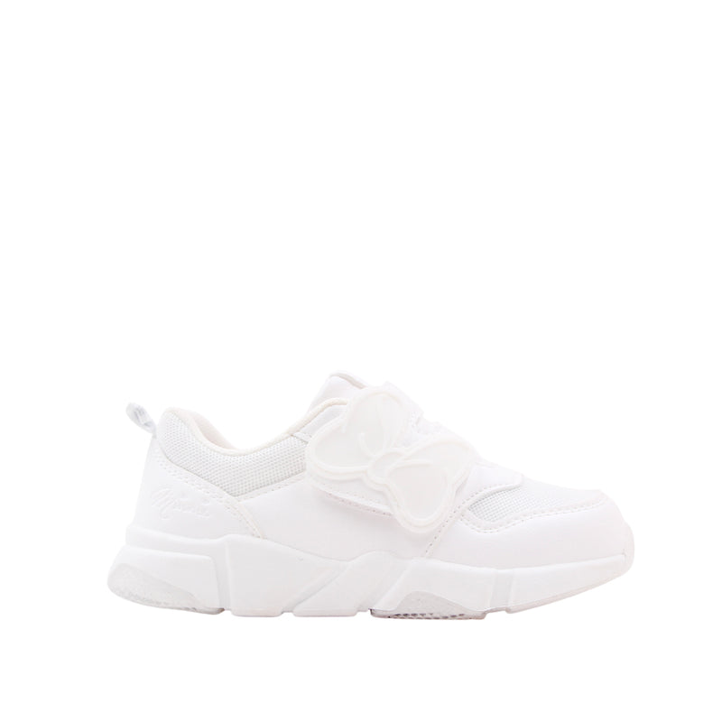 Tennis Minnie para niña color blanco