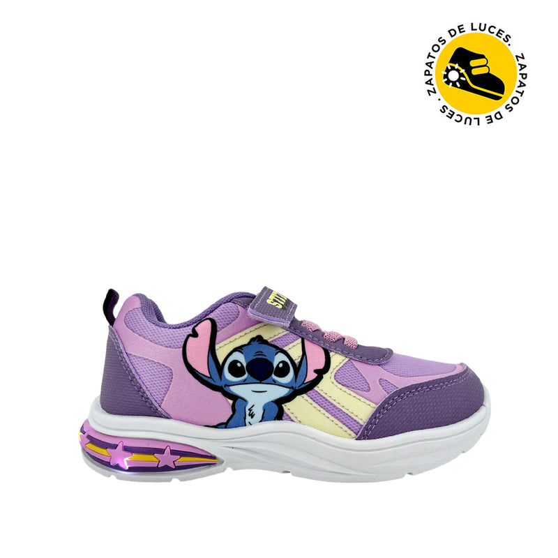 Tennis Stitch para niña color morado