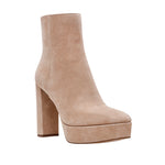 Botas de tacón No-Thx para mujer color beige