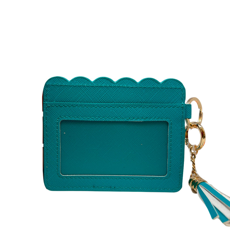 Tarjetero color azul