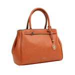 Cartera satchel Dina para mujer color tan