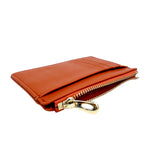 Tarjetero Celia color naranja