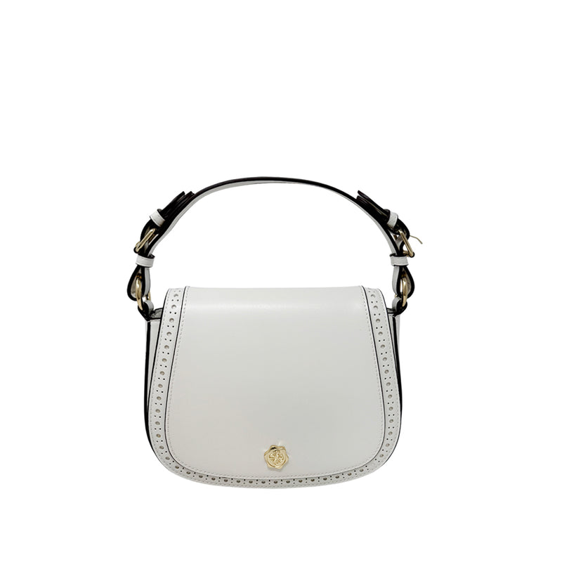Cartera crossbody Natasha para mujer color hueso