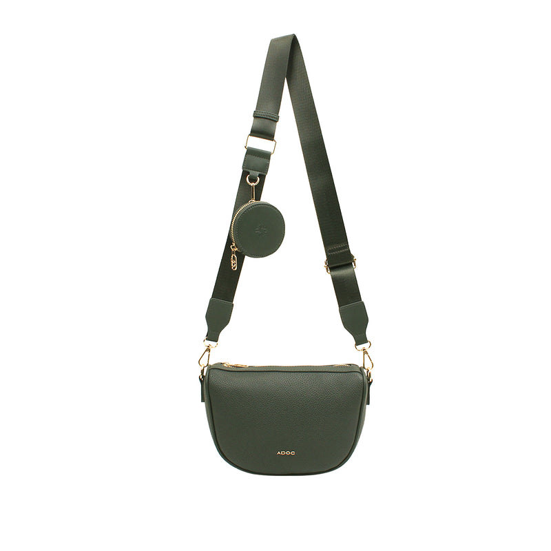 Cartera crossbody Gala para mujer color olivo