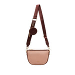 Cartera crossbody Gala para mujer color blush