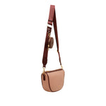 Cartera crossbody Gala para mujer color blush