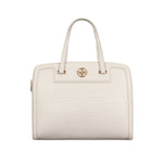 Cartera tote Kendra para mujer color hueso