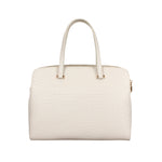 Cartera tote Kendra para mujer color hueso