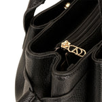 Cartera satchel Kimber para mujer color negro