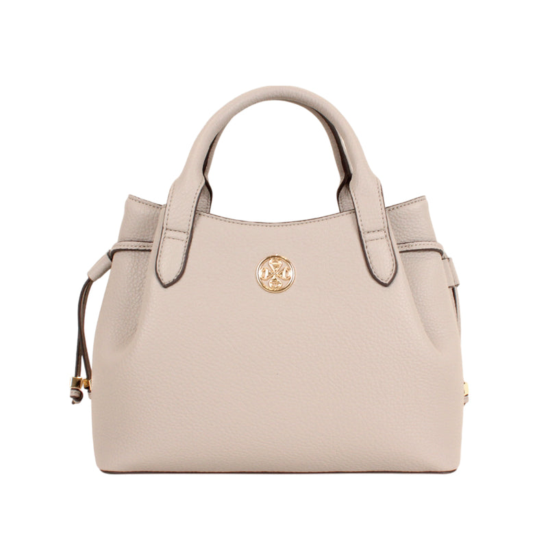 Cartera satchel Kimber para mujer color gris