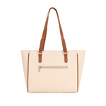 Cartera tote Nadine para mujer color hueso