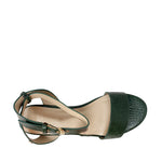 Sandalias de cuña Padma para mujer color olivo