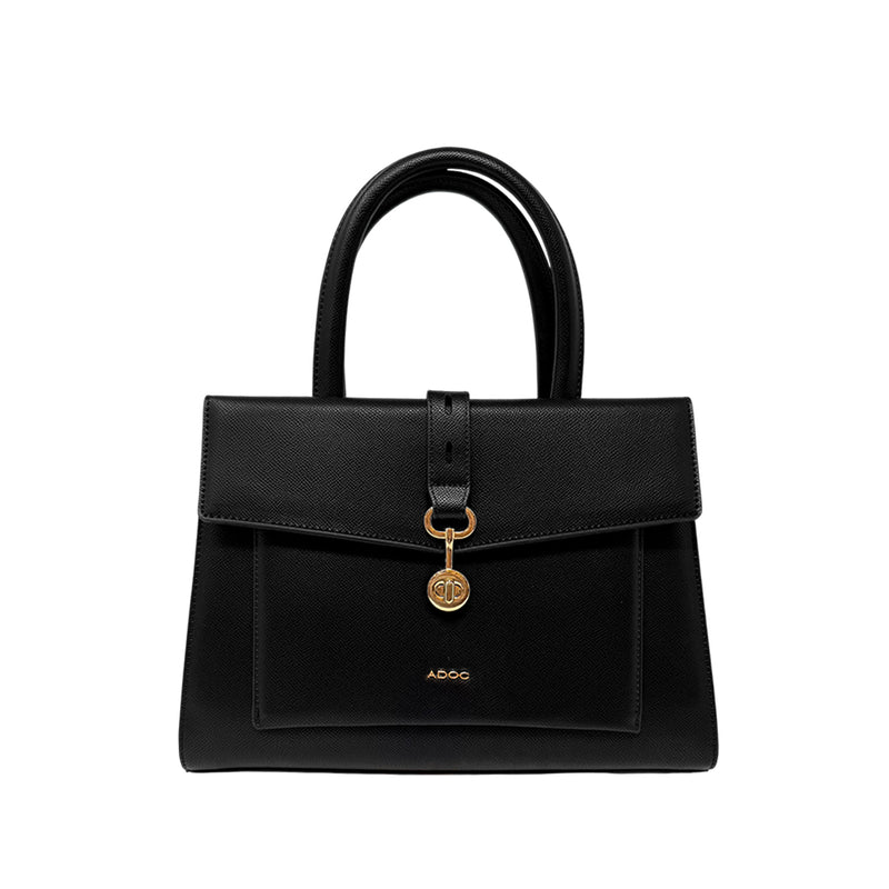 Cartera satchel Iris para mujer color negro