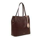 Cartera tote Ena para mujer color café