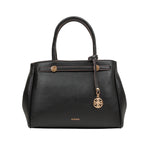 Cartera satchel Dina para mujer color negro