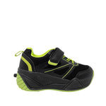 Sneakers con luces Lime para niño color negro