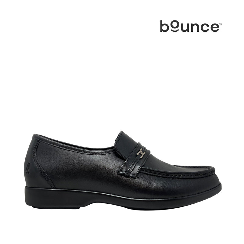 Loafers Sutton Moc Toe Slip para hombre color negro