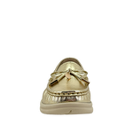 Mocasines Raque para mujer color dorado