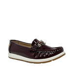 Mocasines Mirabell para mujer color burgundy