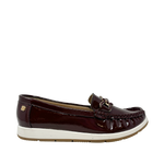 Mocasines Mirabell para mujer color burgundy