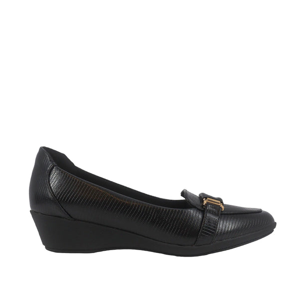 Zapatos de cuña Gladys negro para Mujer