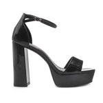 Sandalias Omega negro para Mujer