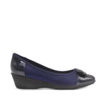 Zapatos de cuña Gretel navy para Mujer