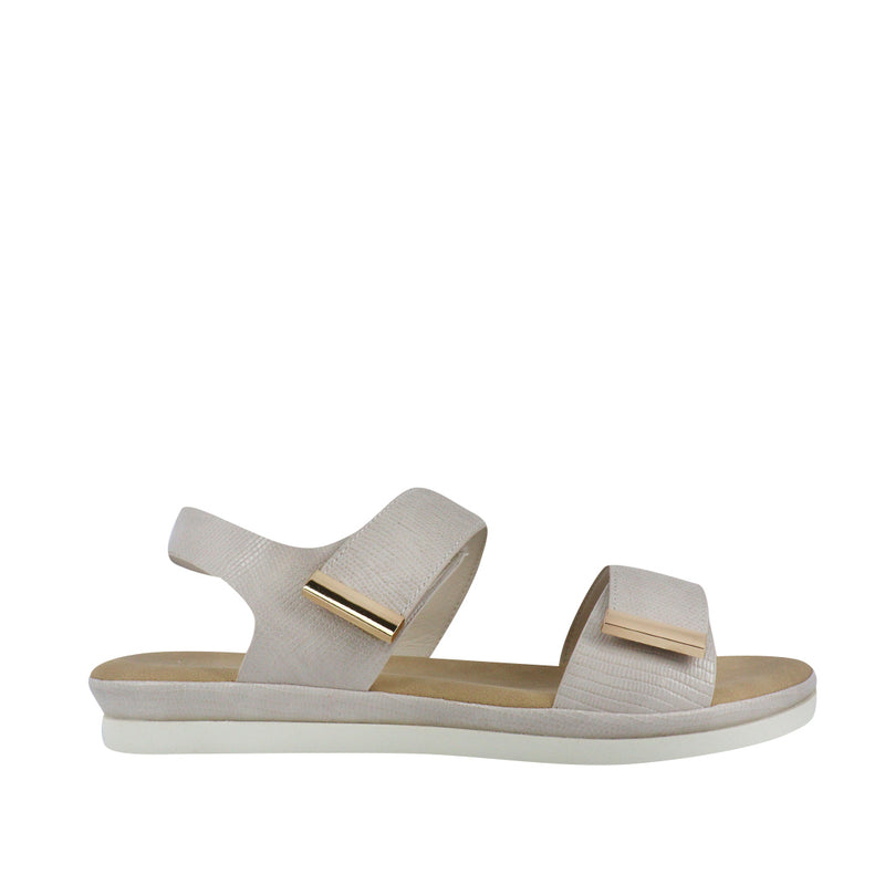 Sandalias flats Carlota blanco para Mujer
