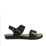 Sandalias flats Carlota negro para Mujer