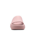 Sandalias flats Puffy para mujer color rosado