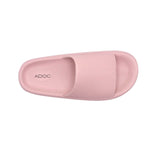 Sandalias flats Puffy para mujer color rosado