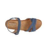 Sandalias flats Jaylin celeste para Mujer