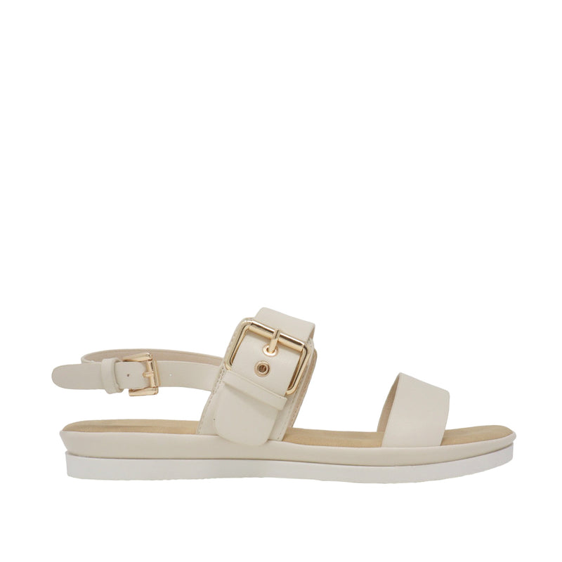 Sandalias flats Obelia color blanco