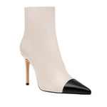 Botas de tacón Steinway para mujer color blanco