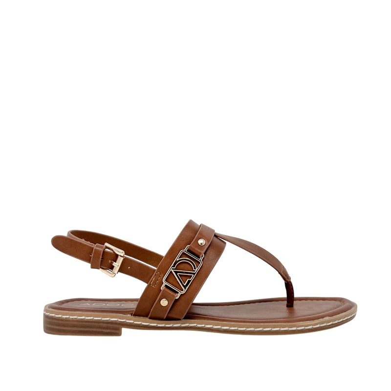 Sandalias flats Xylia color tan