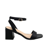 Sandalias de tacón Silvanna para mujer color negro
