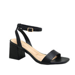Sandalias de tacón Silvanna para mujer color negro