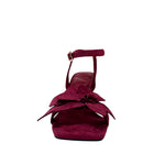 Sandalias de tacón Fiore para mujer color fucsia