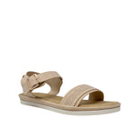 Sandalias flats Evalina para mujer color arena