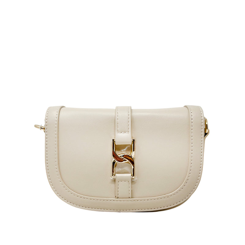 Cartera crossbody Ferris para mujer color nude