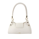 Cartera satchel Ginger para mujer color hueso