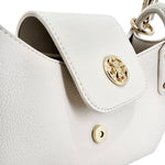 Cartera satchel Ginger para mujer color hueso