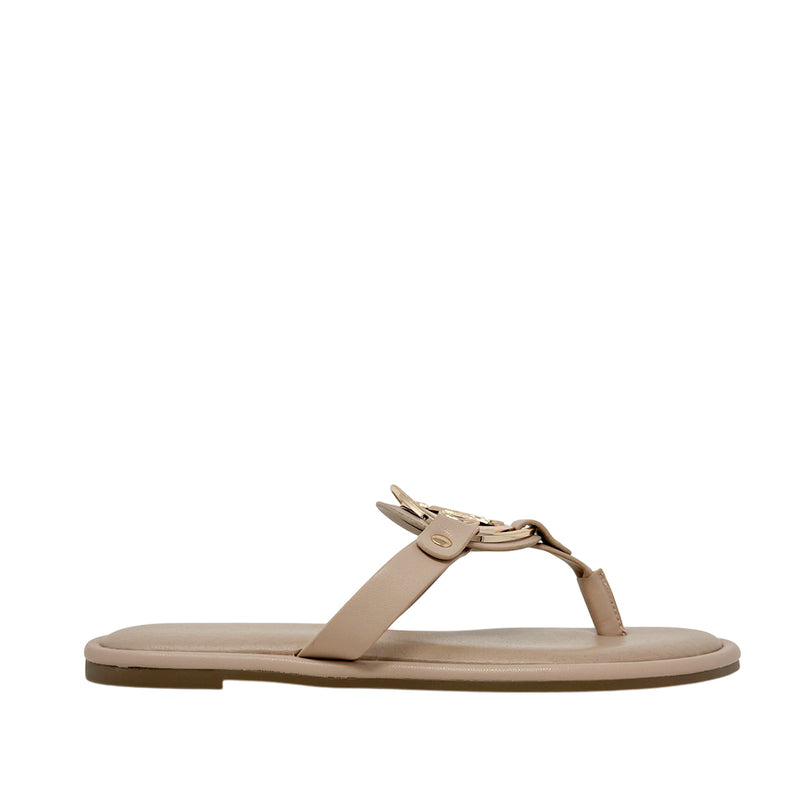 Sandalias slip on Ellinor para mujer color arena