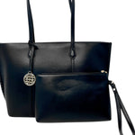 Cartera satchel Odele  para mujer color negro