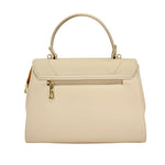 Cartera satchel Aisla para mujer color hueso
