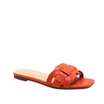 Sandalias slip on Elira para mujer color naranja