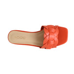Sandalias slip on Elira para mujer color naranja