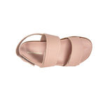 Sandalias flats Alessa para niña color rosado